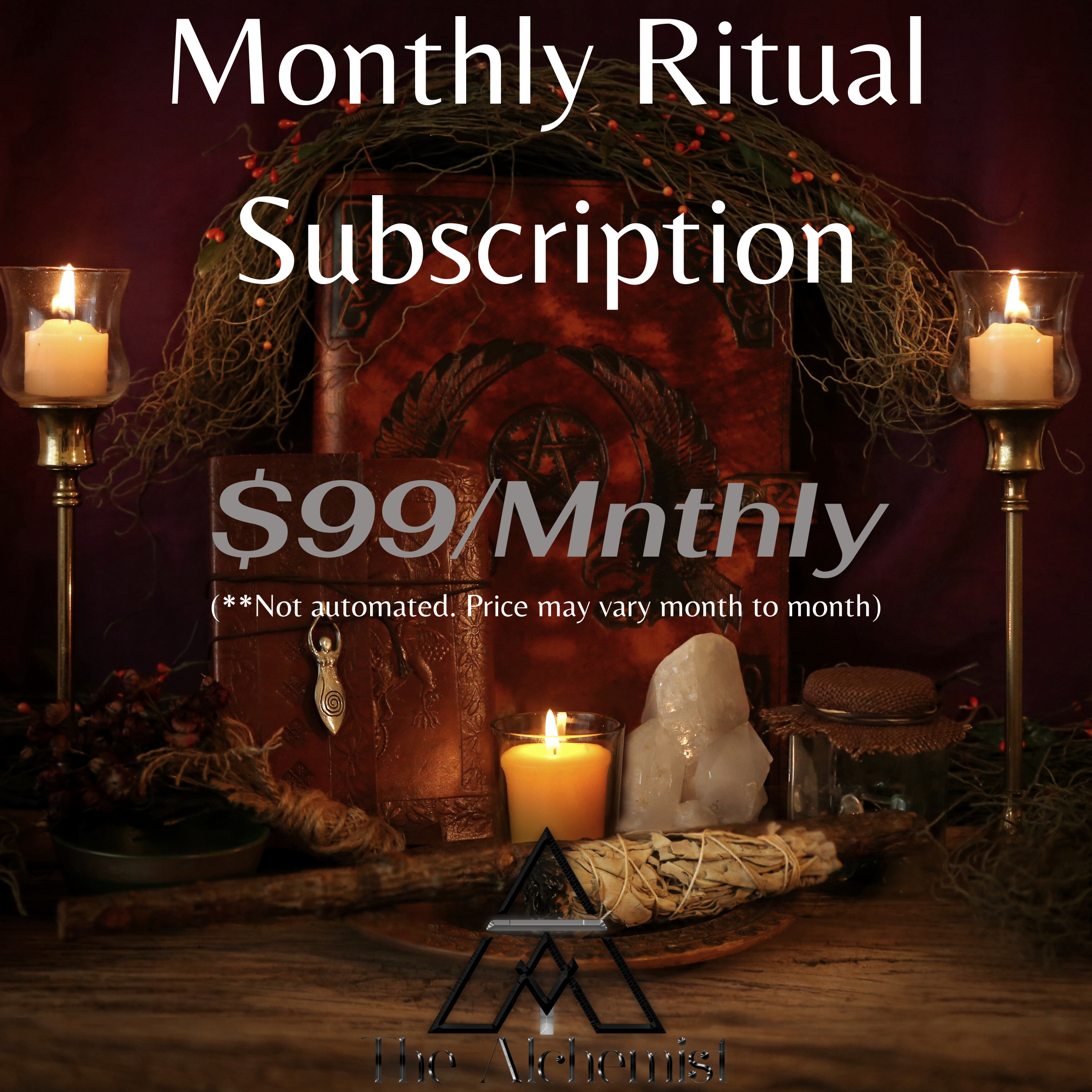 Monthly Ritual Subscription The Alchemist