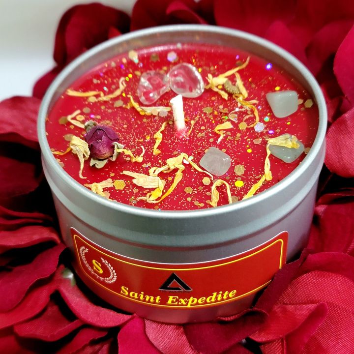 St. Expedite Candle The Alchemist
