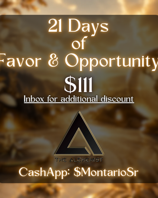 21 Days of Favor & Opportunity